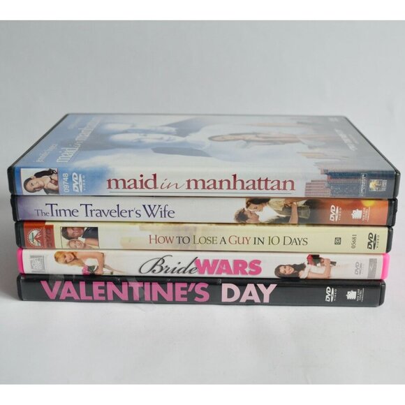 Lot of 5 "Chick Flick" DVDs Lot Valentine's Day Bride Wars ETC. - Picture 1 of 1